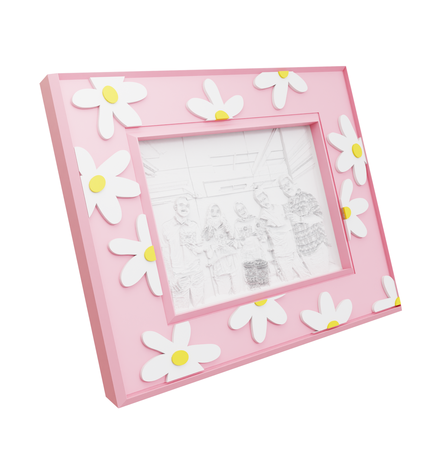 Flowery Border Frame