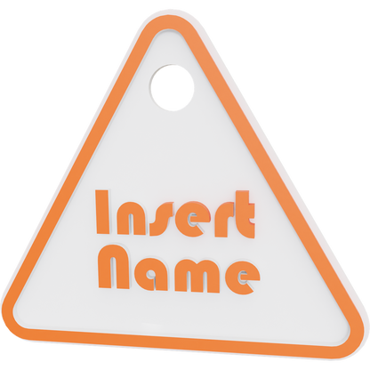 Triangle Name Tag