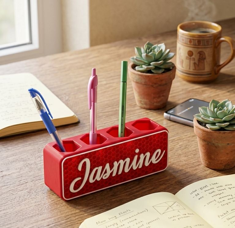 Honeycomb Pen Holder