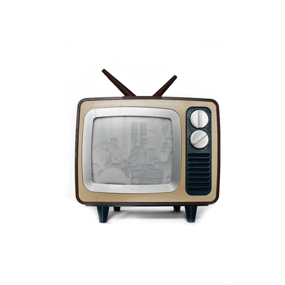 Vintage TV Lightbox Frame