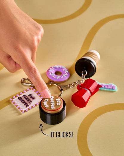 Coffee Lovers Bag Charm Suite