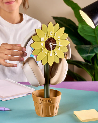 BloomTime Headphone & Clock Stand