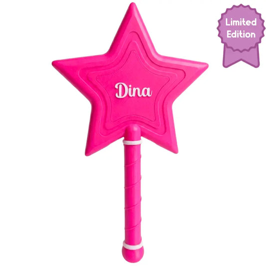 Pink tap to pay wand