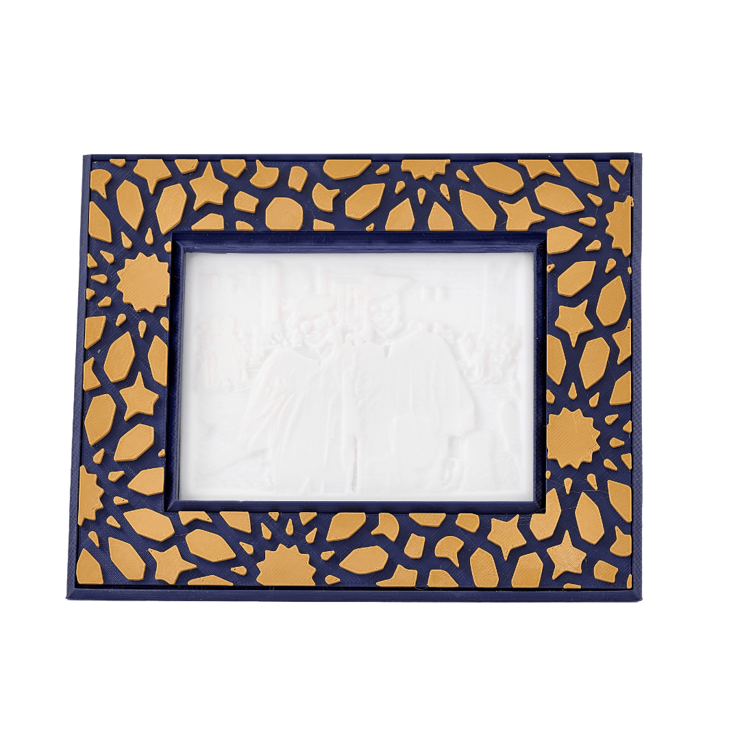 Arabesque border frame
