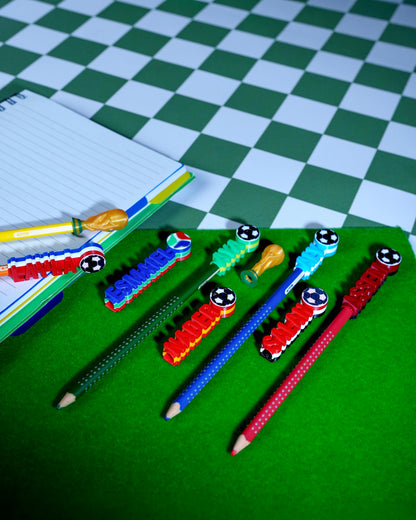 Name Pencil Topper (Match Day Edition)