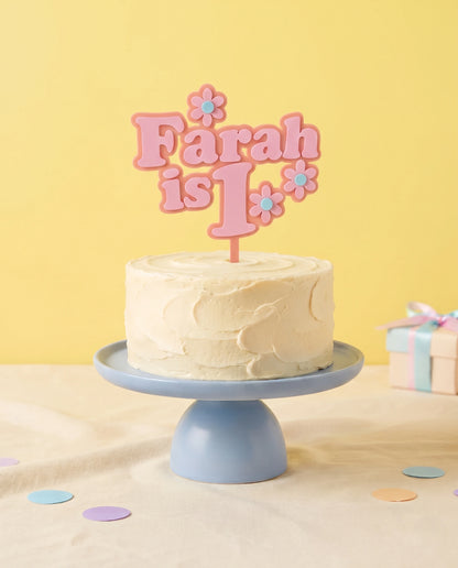 Flowers Cake Topper