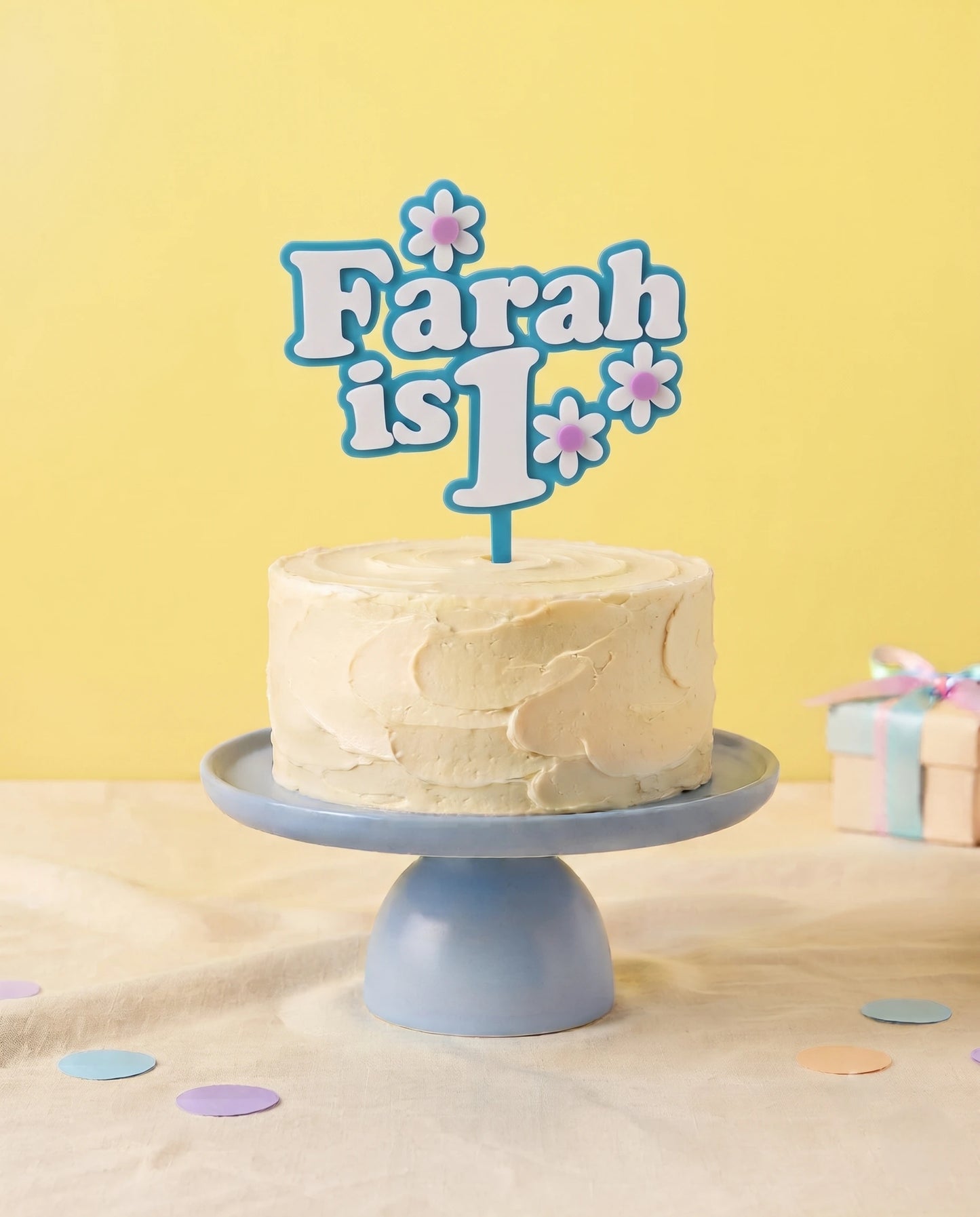 Flowers Cake Topper