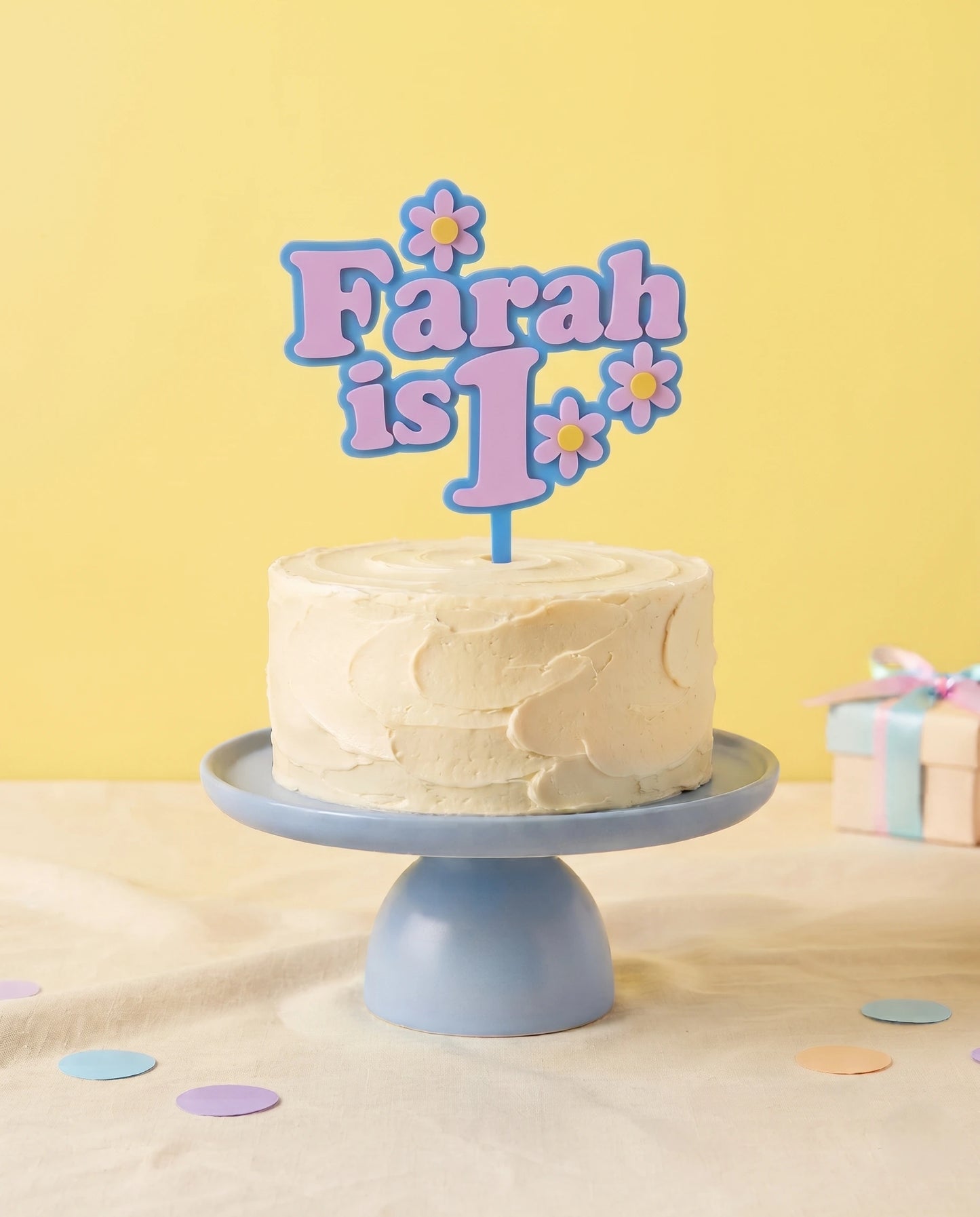 Flowers Cake Topper