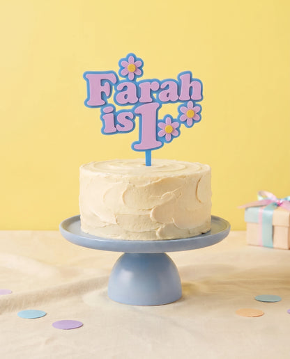 Flowers Cake Topper