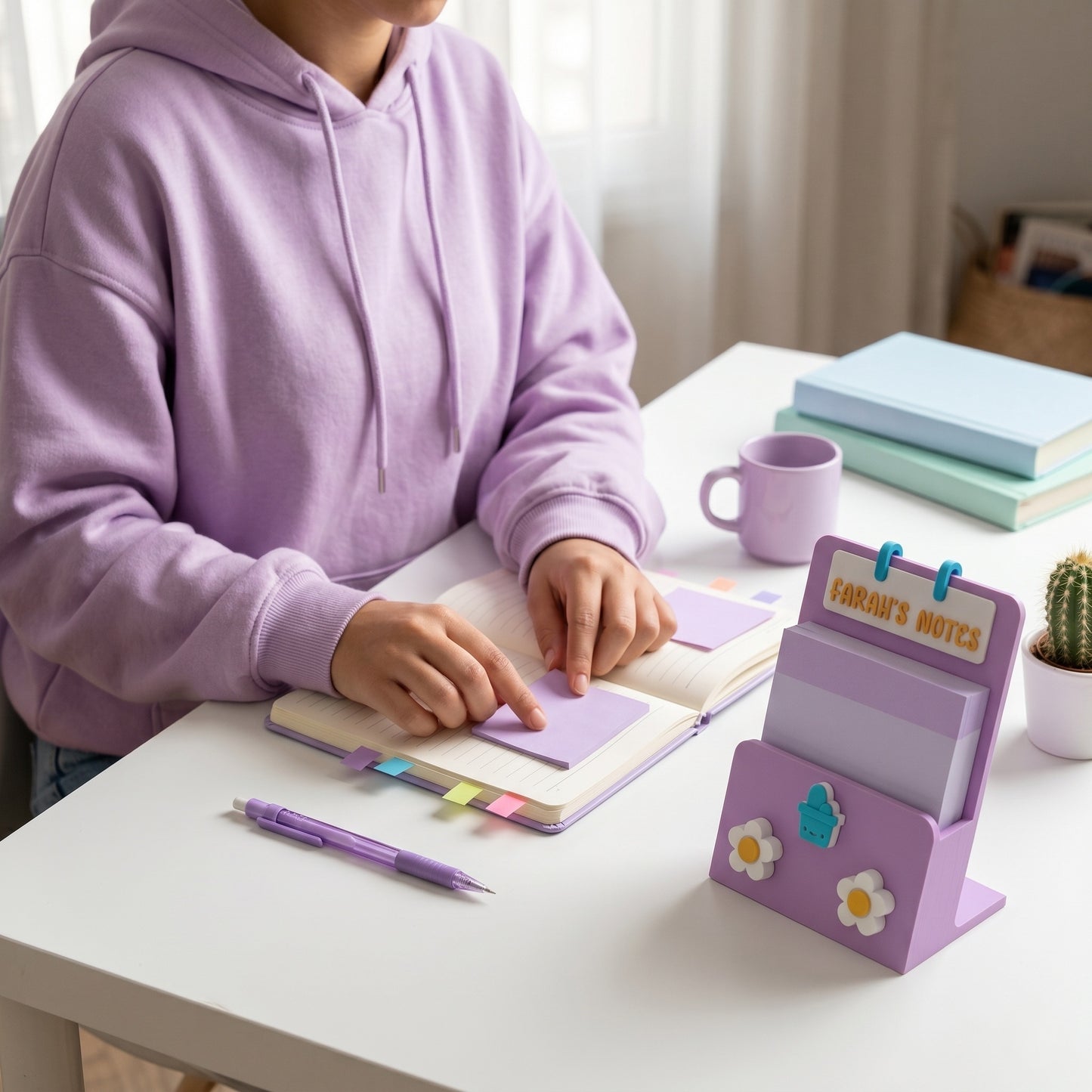Sticky note holder