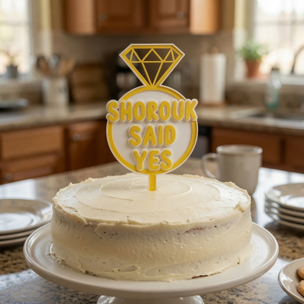 She Said Yes White/Yellow