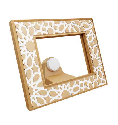 Arabesque border frame