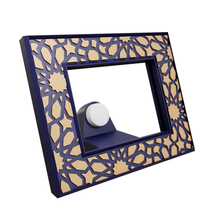 Arabesque border frame