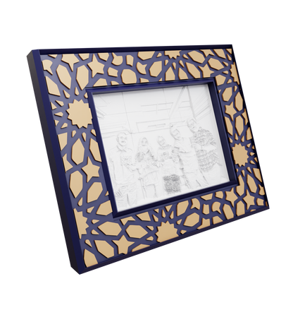 Arabesque border frame