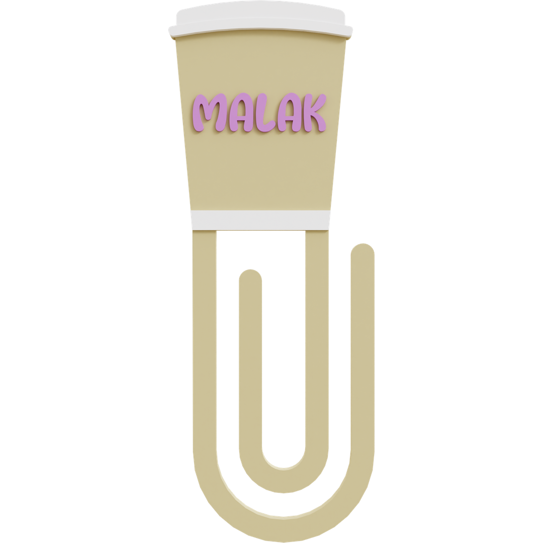 Coffee Cup Paper Clip (Pack of 4)