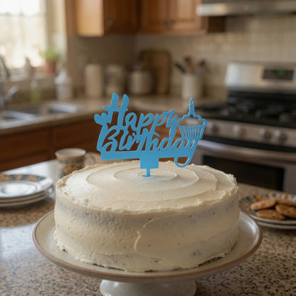 Happy Birthday Cake Topper
