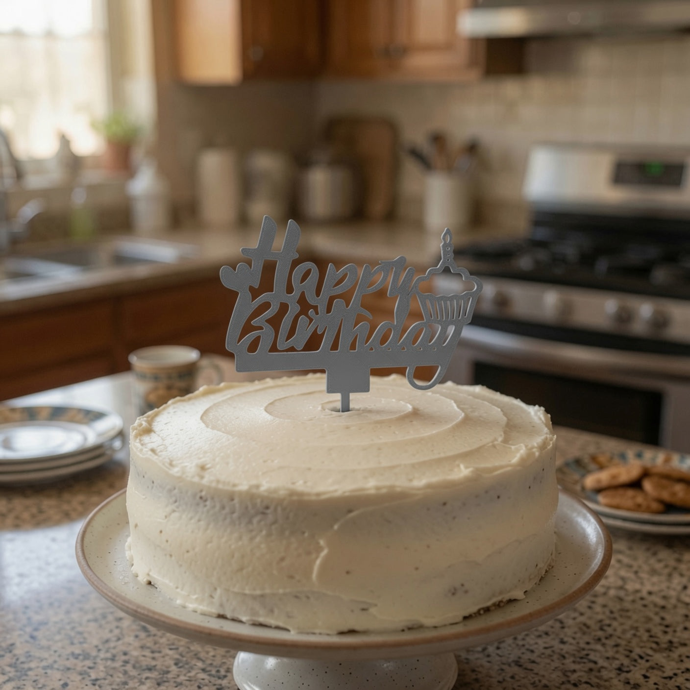 Happy Birthday Cake Topper