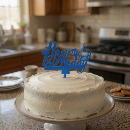 Happy Birthday Cake Topper