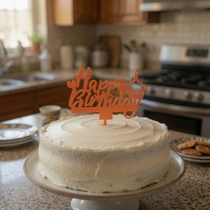 Happy Birthday Cake Topper