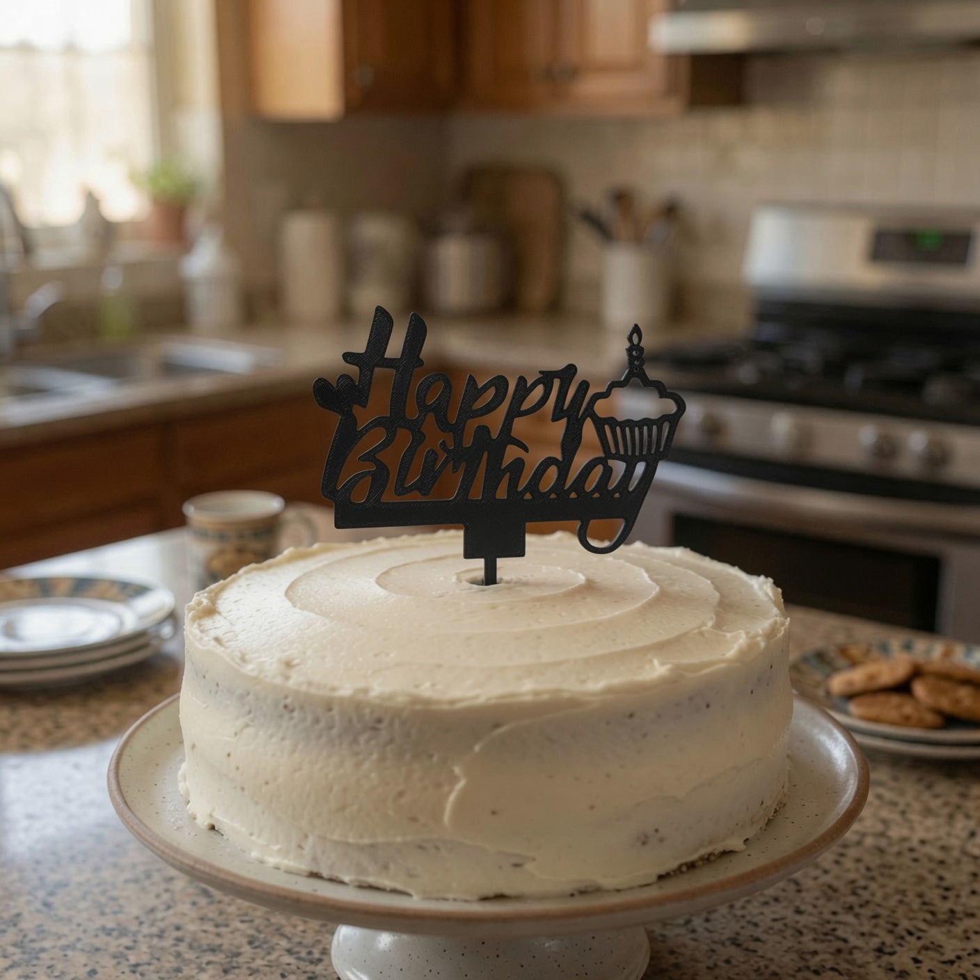 Happy Birthday Cake Topper