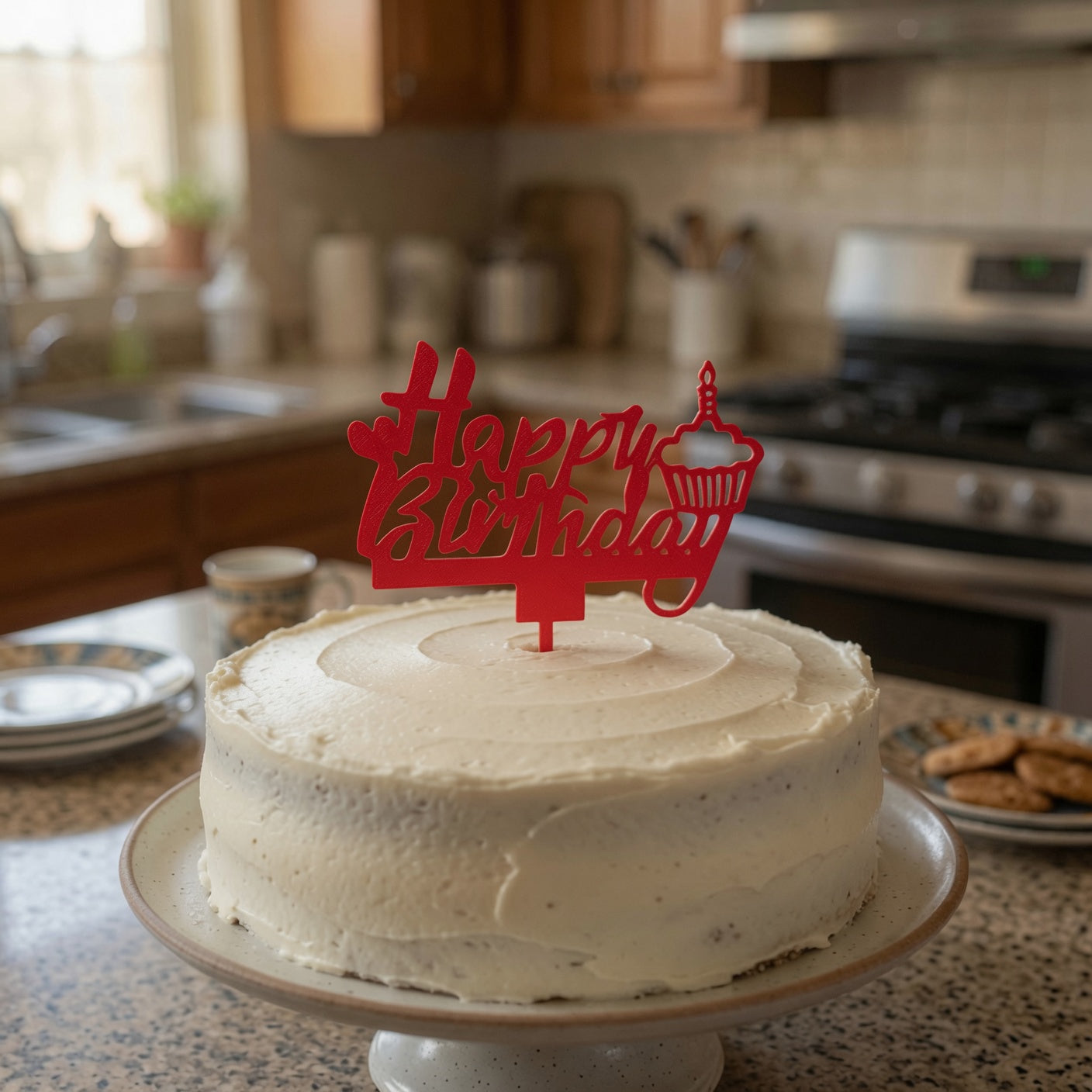 Happy Birthday Cake Topper