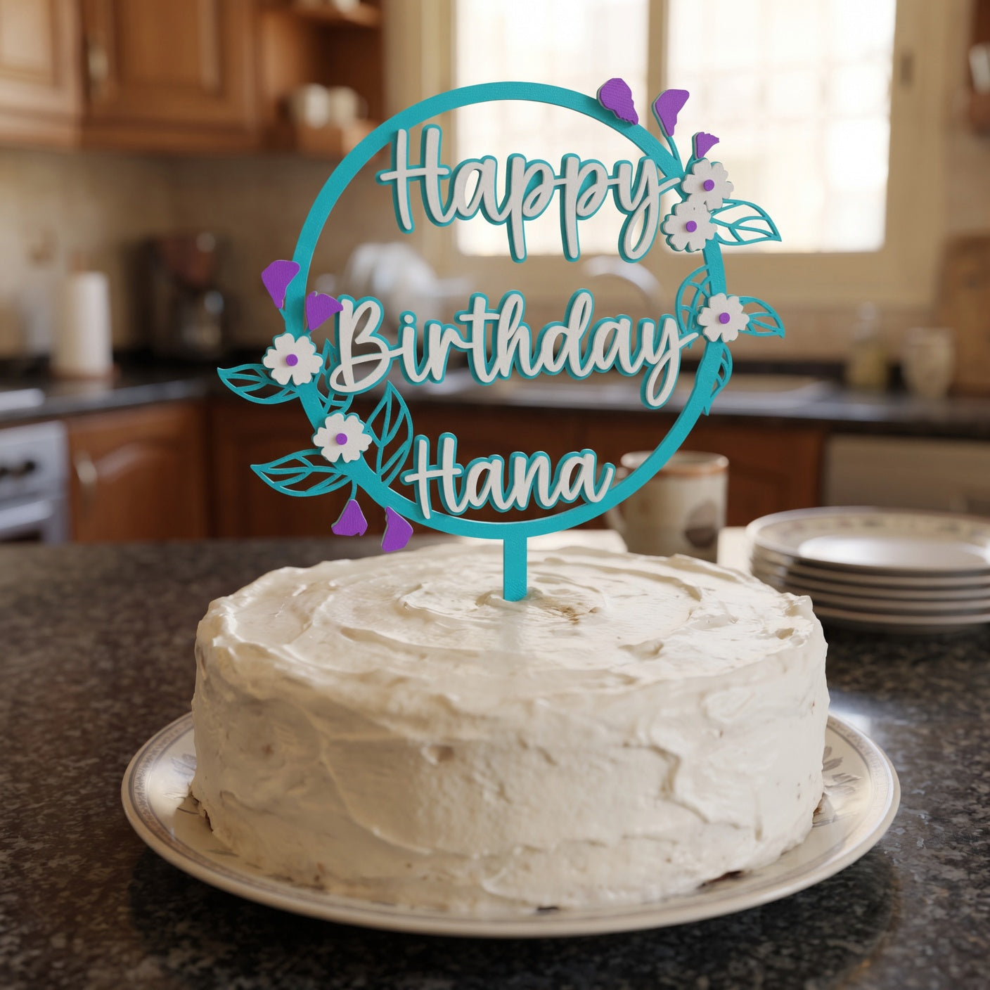 Floral Cake Topper