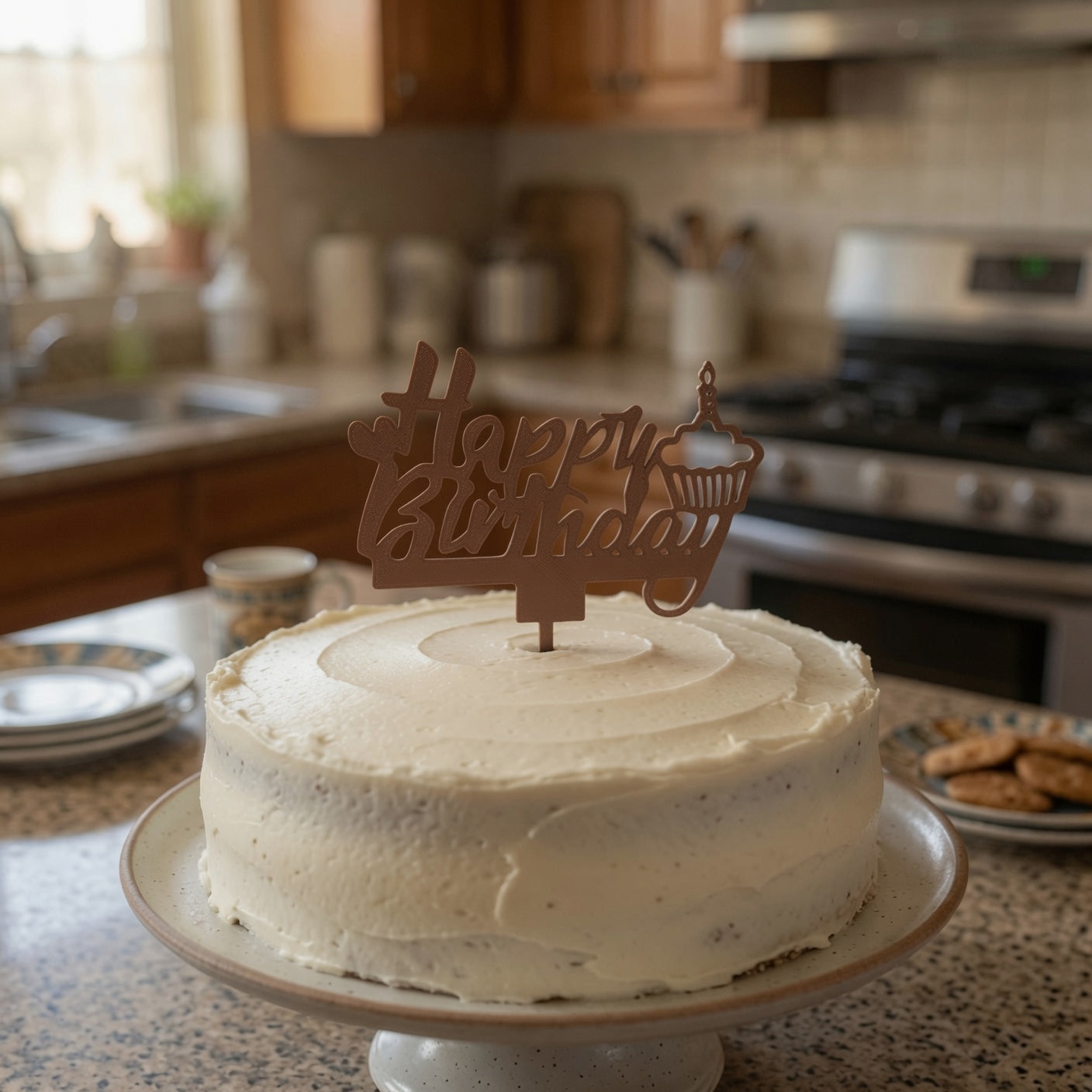 Happy Birthday Cake Topper