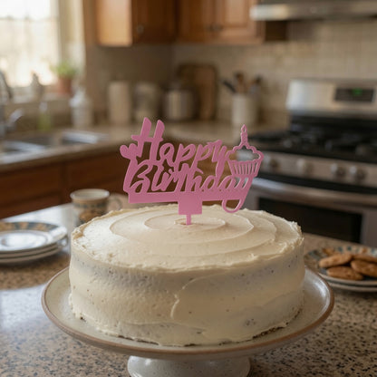 Happy Birthday Cake Topper