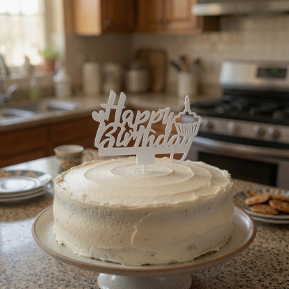 Happy Birthday Cake Topper