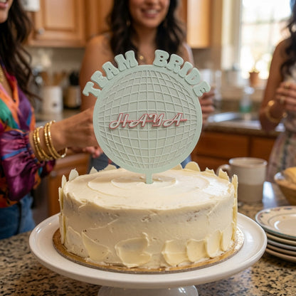 Bachelorette Cake Topper lifestyle photo