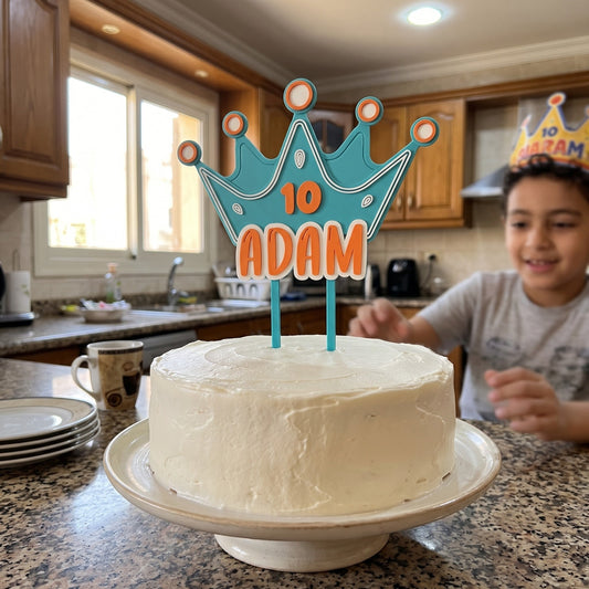 Crown Cake Topper lifestyle photo