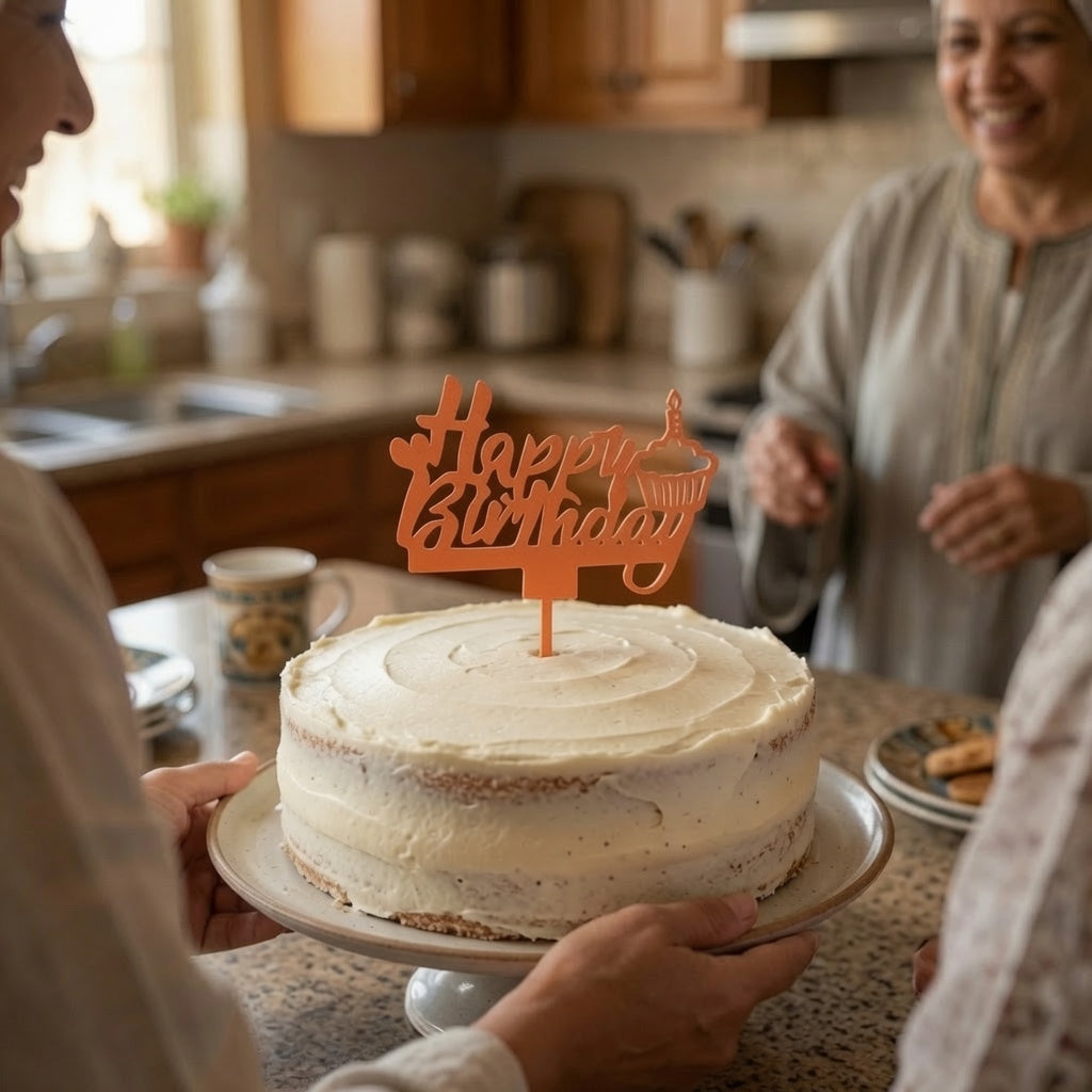 Happy Birthday Cake Topper lifestyle photo